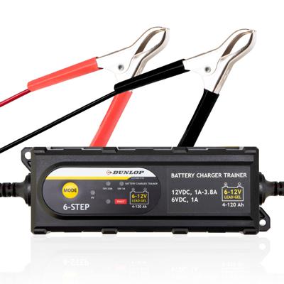 Dunlop Acculader - 6/12V - 6 fasen