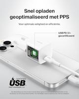 Kabel USB naar Lightning Belkin WCA012KQWH Wit - thumbnail