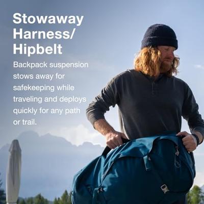 Osprey Farpoint 55 Backpack Heren Tunnel Vision Grey 55L Osprey Farpoint 55 Backpack Heren Tunnel Vision Grey 55L