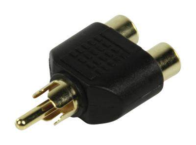 HQ RCA naar 2x RCA audio adapter HQ RCA naar 2x RCA audio adapter