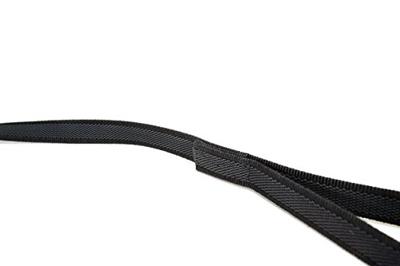 Antislip Hondenriem - 20mm x 1,2m - Met handvat - Zwart Antislip Hondenriem - 20mm x 1,2m - Met handvat - Zwart