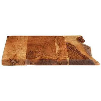 Wastafelblad 80x52x3,8 cm massief acaciahout Wastafelblad 80x52x3,8 cm massief acaciahout