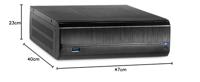 Inter-Tech JX-500 Zwart computerbehuizing - thumbnail