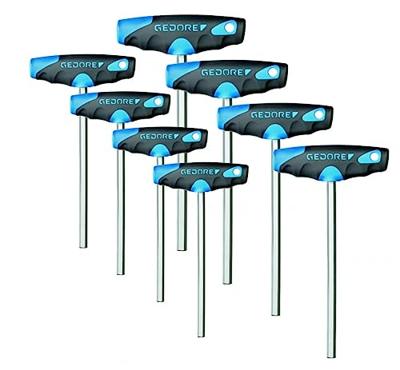 Gedore 2142 T-008 Stiftsleutelset 8-Delig met T-greep - 3037428