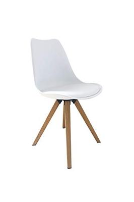 byLIVING 2 stoelen Kira (Wit/eiken) byLIVING 2 stoelen Kira (Wit/eiken)