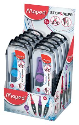 Passer maped stopsafe 3delig display 10st assorti