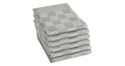 DDDDD Theedoek BBQ taupe 65x65cm 6 stuks