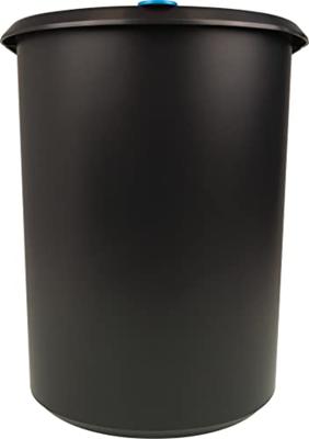 Helit helit H6103993 Prullenbak 29 l Kunststof Zwart, Blauw 1 stuk(s)