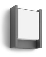 Philips Vierkante buitenlampArbour 22cm antraciet - 164609316 - thumbnail