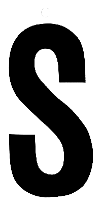 Metafranc Plakletter 100Mm Zwart S - WU0510360