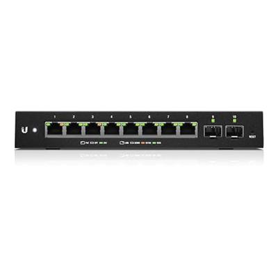 Ubiquiti UBIQUITI S-10XP - 8x10Base-T/ 100Base-TX / 1000Base-T; 2xSFP; PoE-poorten 1; ES-10XP