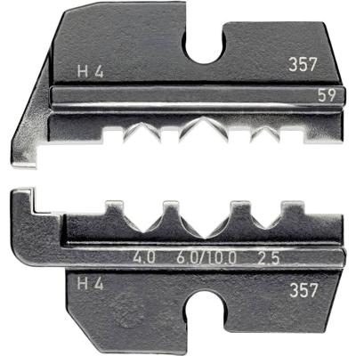 Knipex 97 49 59 97 49 59 Krimpinzetstuk Solar-connectoren Geschikt voor tangen Helios H4 (Amphenol) 2.5 tot 6 mm²