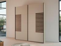 Kledingkast BALOTI 2 schuifdeuren 181 cm atlantische eik/beige - thumbnail