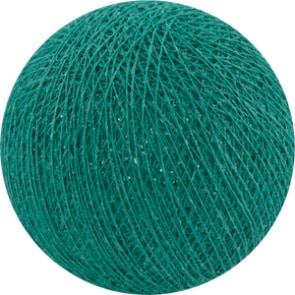 25 losse Cotton Ball's (Donker Aqua)