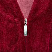 Vossen Vossen dames badjas Palermo burgundy S - thumbnail