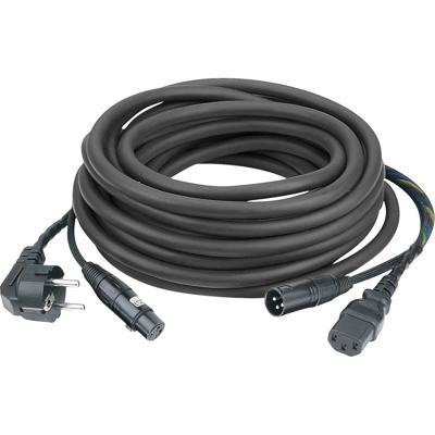 DAP Audio Power & signaal kabel 10m zwart