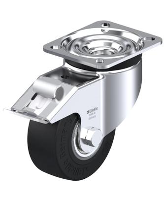 Blickle LK-SE 100K-1-FI Zwenkwiel met rem Wieldiameter: 100 mm Draagvermogen (max.): 270 kg 1 stuk(s)