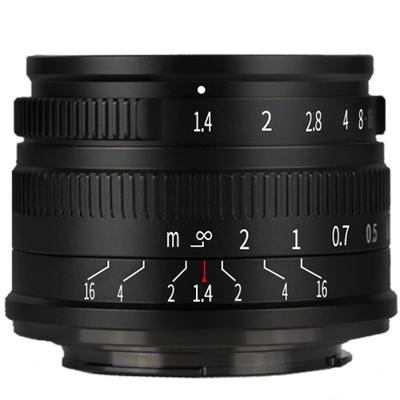 7artisans 35mm F/1.4 Fujifilm X zwart