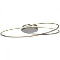 Freelight Plafondlamp Ophelia mat chroom ovaal groot - thumbnail