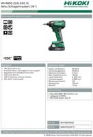 WH18DD WQZ ACCU SLAGSCHROEVENDRAAIER 18V, BL, - thumbnail