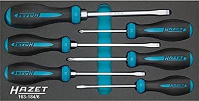 HAZET Schroevendraaierset HEXAnamic® 163-184/6 - Kruiskop profiel PH, Sleufprofiel - 6-delig - 0,8 x 4 - 1,2 x 8 - PH1 - PH2 HAZET Schroevendraaierset HEXAnamic® 163-184/6 - Kruiskop profiel PH, Sleufprofiel - 6-delig - 0,8 x 4 - 1,2 x 8 - PH1 - PH2