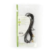 Antennekabel | SMA Male (Omgekeerde Polariteit) - SMA Female (Omgekeerde Polariteit) | 2,0 m | Zwart - thumbnail