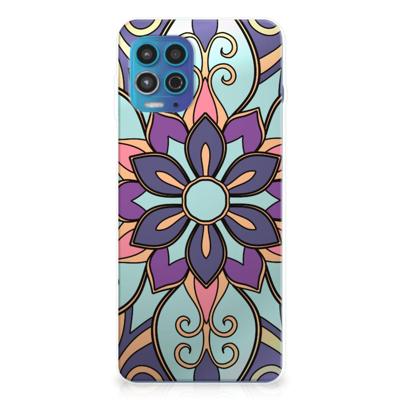 Motorola Moto G100 | TPU Case | Purple Flower