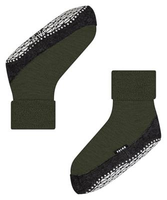 Falke Cosyshoe Slof Heren Dark Moss 43-44