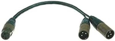 Klotz PYB5N Professionele XLR Y-adapterkabel 0.2 meter