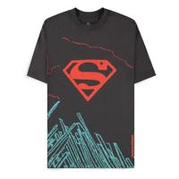 DC Comics T-Shirt Superman Dark Grey son of Krypton Size S - thumbnail
