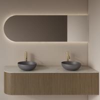 Spiegel Gliss Design Zelus Rechts met Indirecte LED Verlichting en Verwarming 120x60 cm - thumbnail