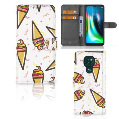 Motorola Moto G9 Play | E7 Plus | Book Cover | Icecream Motorola Moto G9 Play | E7 Plus | Book Cover | Icecream