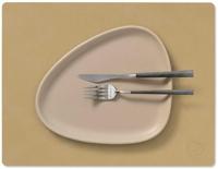LIND DNA - Dinner Mat Square - Placemat 35x45cm Nupo Khaki - thumbnail
