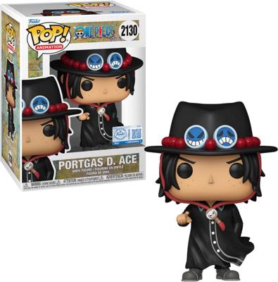 One Piece Funko Pop Vinyl: Portgas. D. Ace (Black Jacket) Special Edition