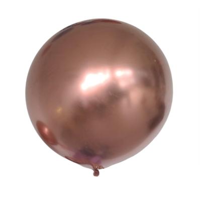 XXL Rosé Chroom Ballonnen (10 stuks / 90 cm)