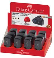 Faber Castell puntenslijper "Sleeve" Mini enkel zwart - thumbnail