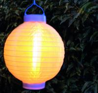 Solar Lampion Vlameffect 20cm - thumbnail
