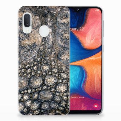 Samsung Galaxy A20e | TPU Hoesje | Krokodillenprint