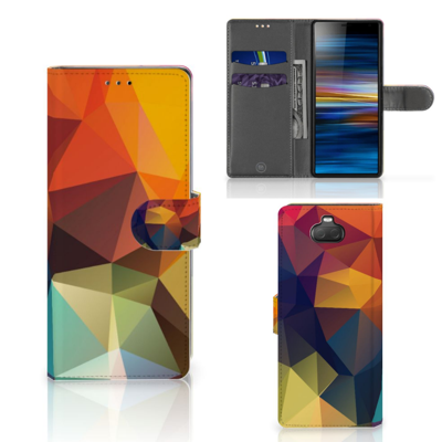 Sony Xperia 10 | Book Case | Polygon Color Sony Xperia 10 | Book Case | Polygon Color
