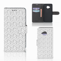 HTC U11 Life Telefoon Hoesje Stripes Dots - thumbnail