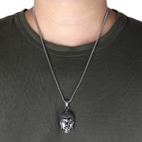 Di Lusso ketting met boeddha (zilver) - thumbnail