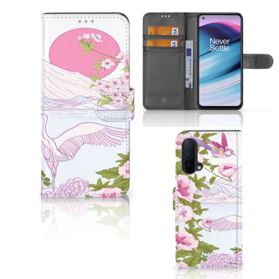 OnePlus Nord CE 5G | Telefoonhoesje | Met pasjeshouder | Bird Standing