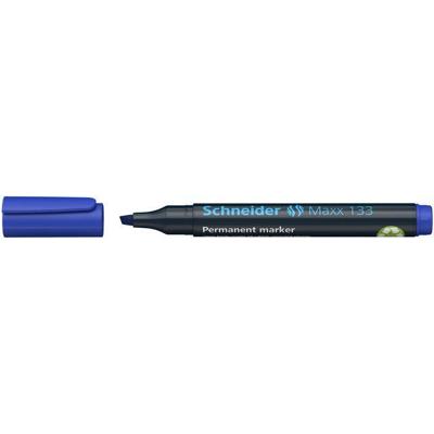Permanent marker schneider maxx 133 1-4mm blauw Permanent marker schneider maxx 133 1-4mm blauw