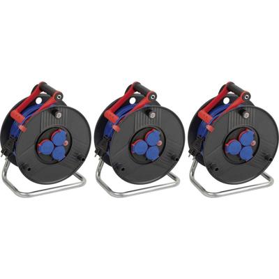 Brennenstuhl 1209830-3 Kabelhaspel 50.00 m Blauw Randaarde stekker