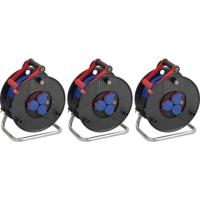 Brennenstuhl 1209830-3 Kabelhaspel 50.00 m Blauw Randaarde stekker - thumbnail