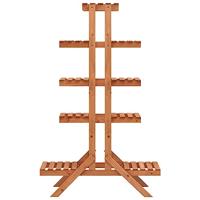 VidaXL Plantenrek 83x25x132 cm massief vurenhout - thumbnail