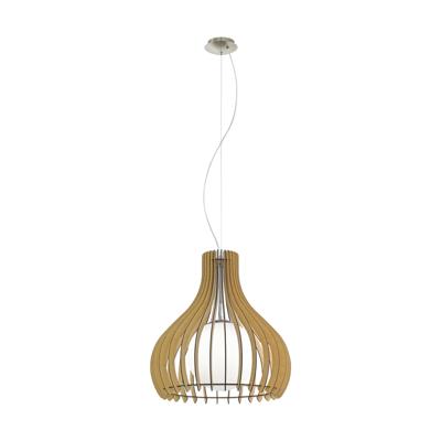 Eglo HanglampTindori 50cm lichtbruin hout - 96214