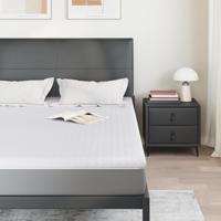 Matraspads Wit 160 x 200 cm 100% polyester jacquard stof - thumbnail