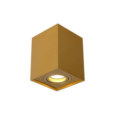 Lucide TUBE - Plafondspot - 1xGU10 - Mat Goud / Messing