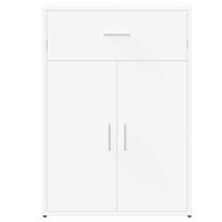 Dressoir 60x30x84 cm bewerkt hout wit - thumbnail